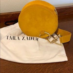 Suede clutch by Tara Zadeh